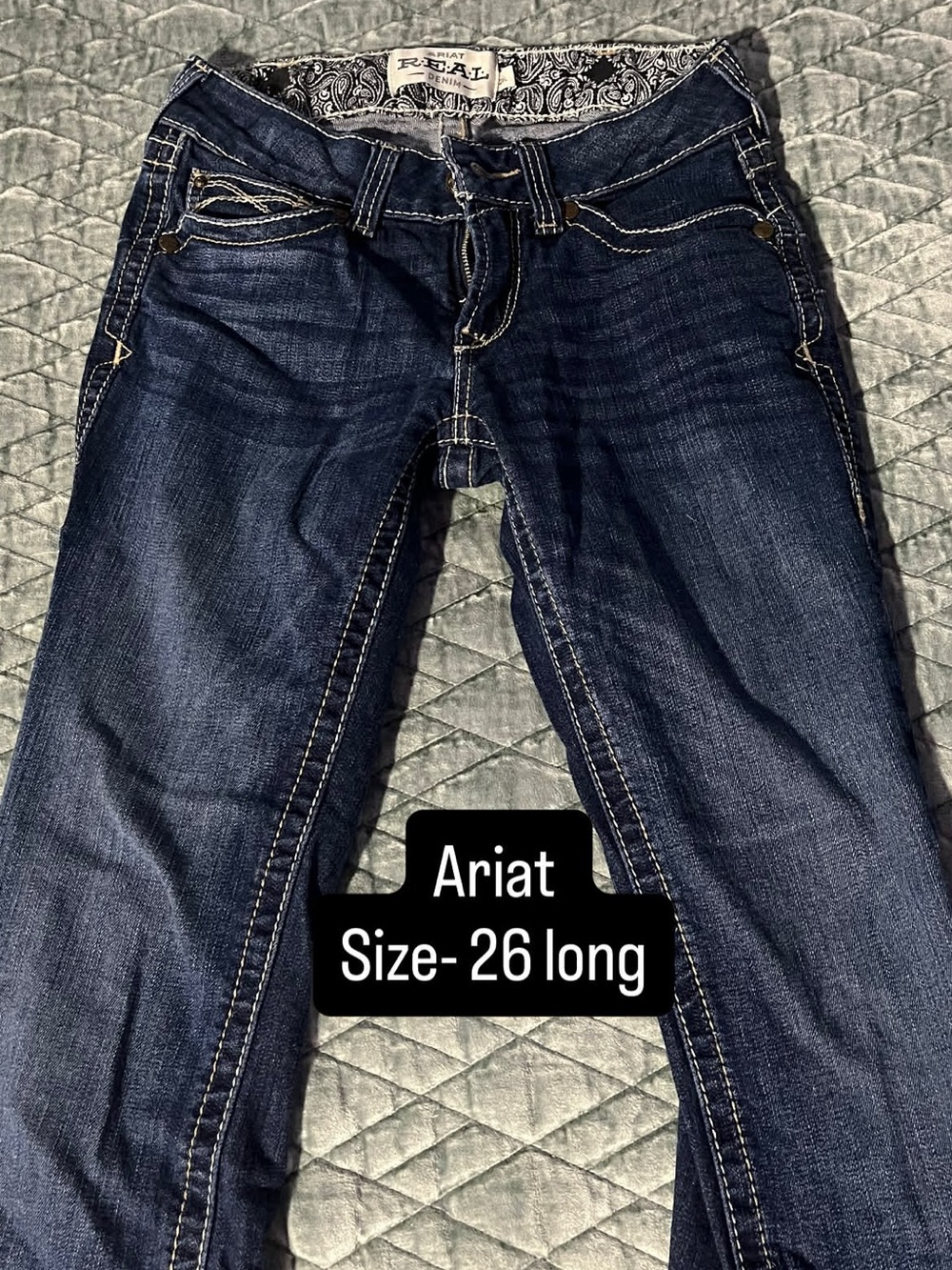 Ariat Women's Dark Blue Straight Leg Jeans